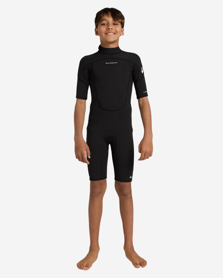Boys Prologue+ 2/2 Back Zip Short Sleeve Springsuit Kids Wetsuit