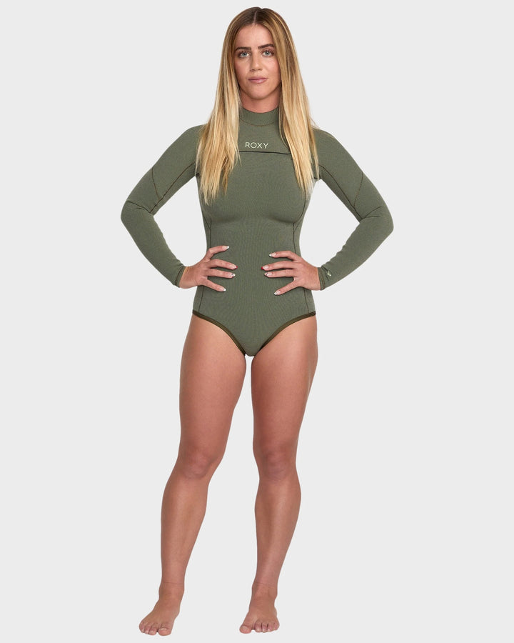 Elite Xtra Stretch Cheeky 1.5mm Chest Zip Long Sleeve Surfsuit
