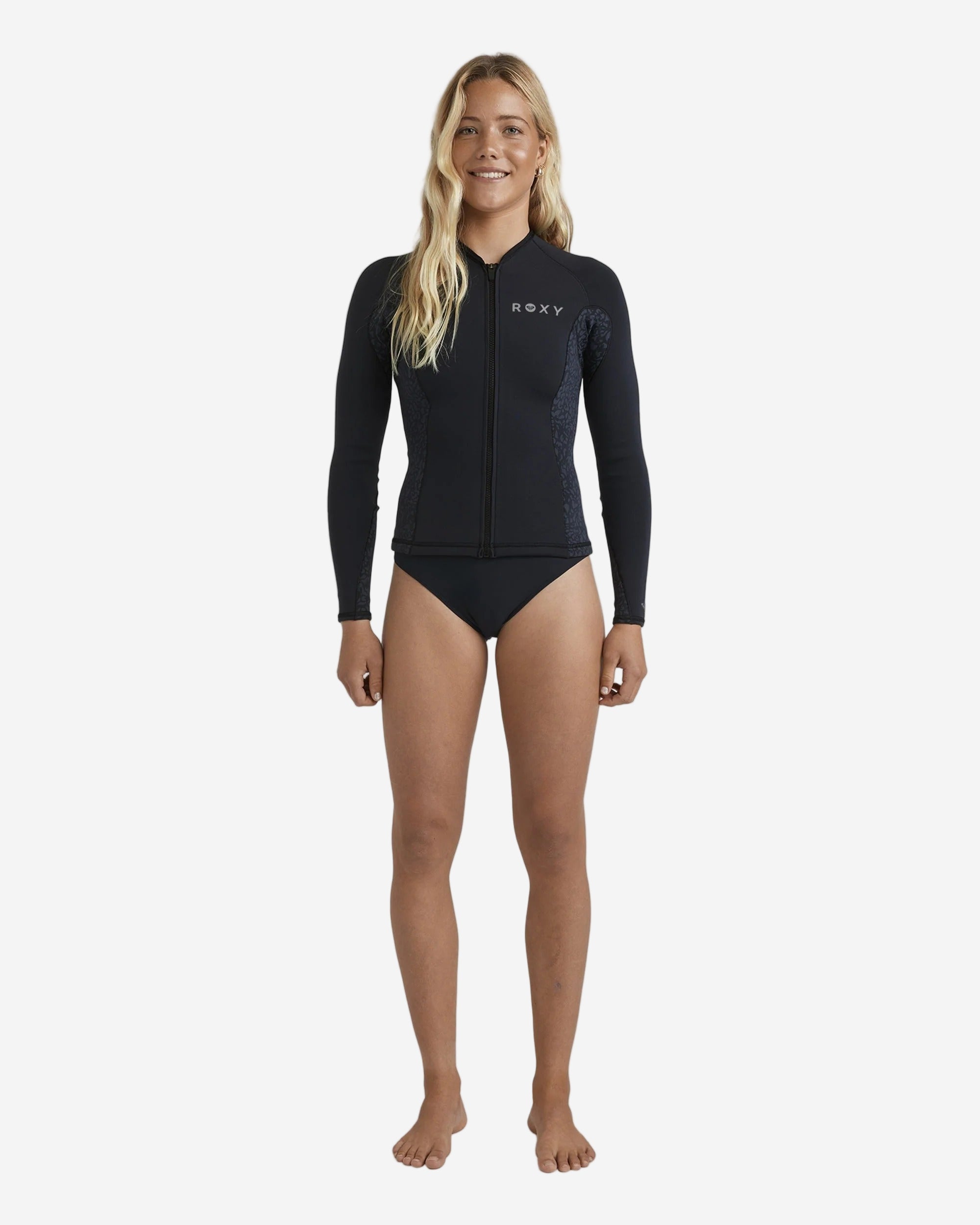 Roxy Swell Natural 1mm Front Zip Wetsuit Jacket – Long Reef Surf Co