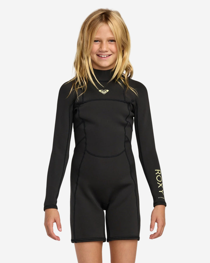 Girls Prologue+ 2/2 Back Zip Long Sleeve Springsuit Kids Wetsuit