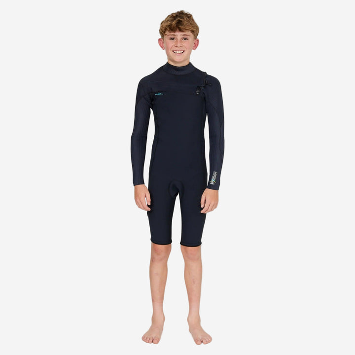 Youth HyperX 2mm Chest Zip Long Sleeve Kids Springsuit Wetsuit