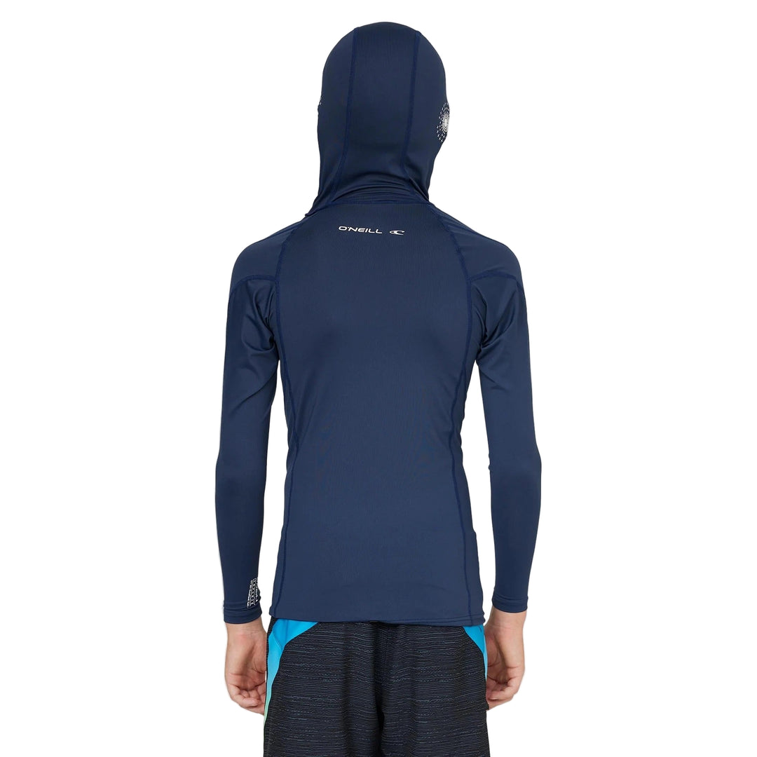 Boys TRVLR Long Sleeve Hooded Kids Rash Vest