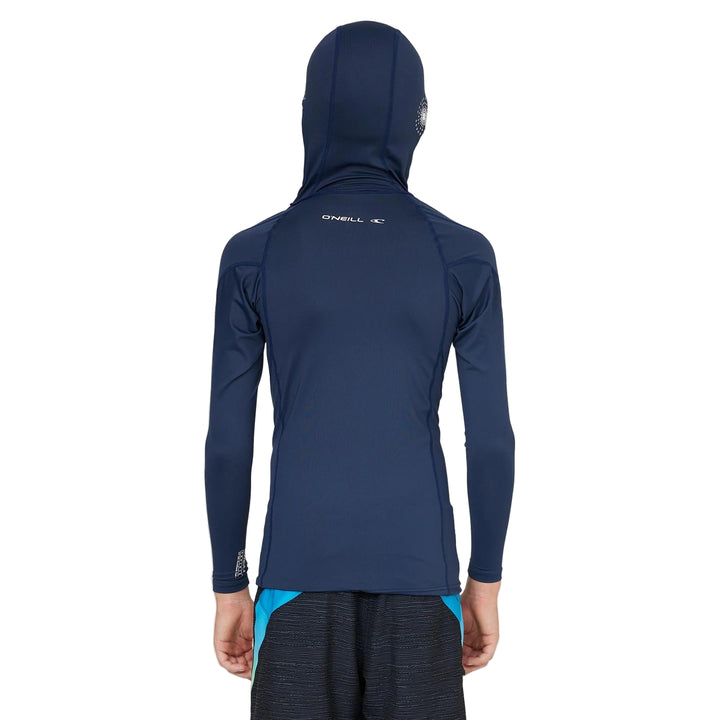 Boys TRVLR Long Sleeve Hooded Kids Rash Vest