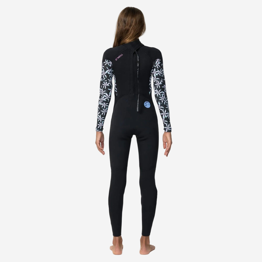 Girls Bahia 3/2 Back Zip Kids Steamer Wetsuit