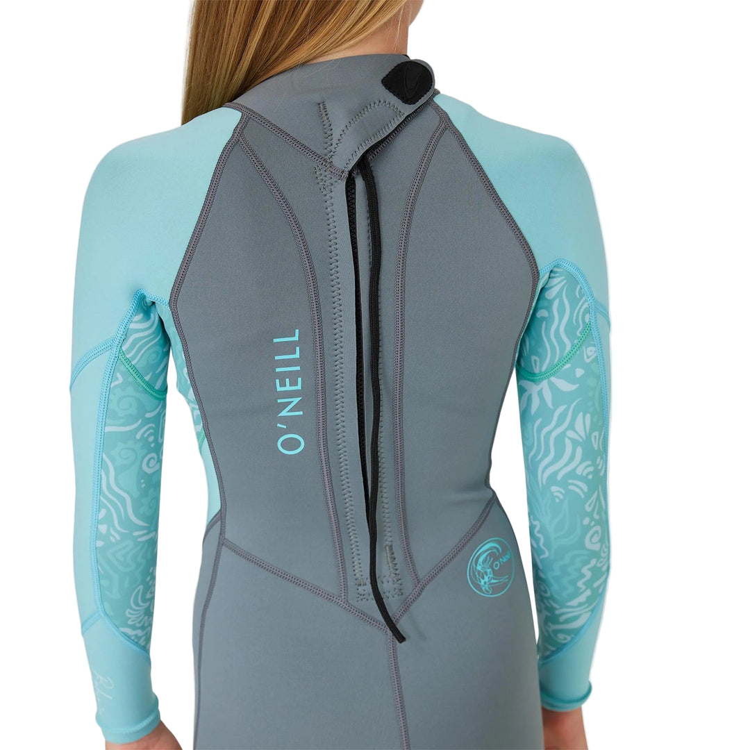 Girl's Bahia 2mm Back Zip Long Sleeve Springsuit