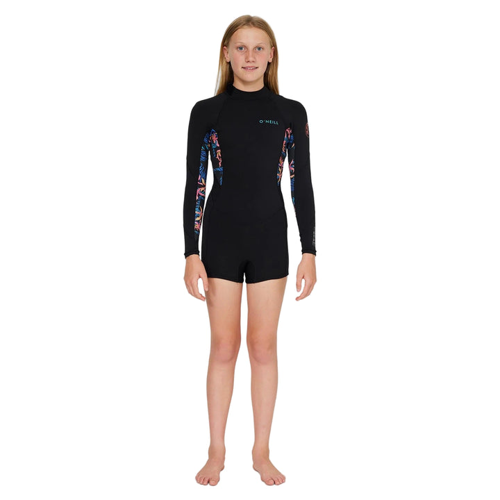 Girl's Bahia 2mm Back Zip Long Sleeve Springsuit