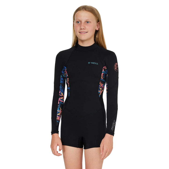 Girl's Bahia 2mm Back Zip Long Sleeve Springsuit