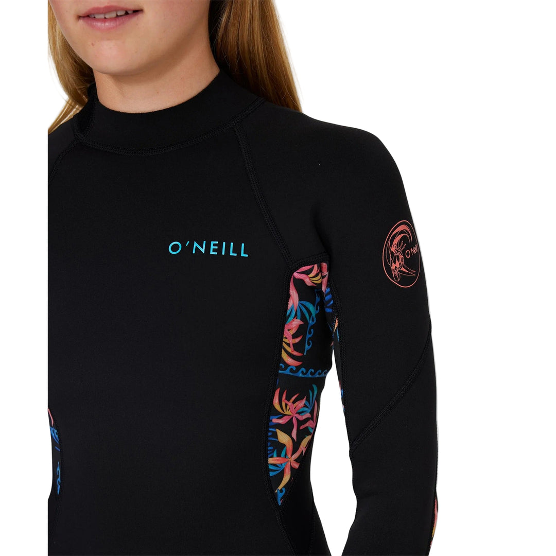 Girl's Bahia 2mm Back Zip Long Sleeve Springsuit