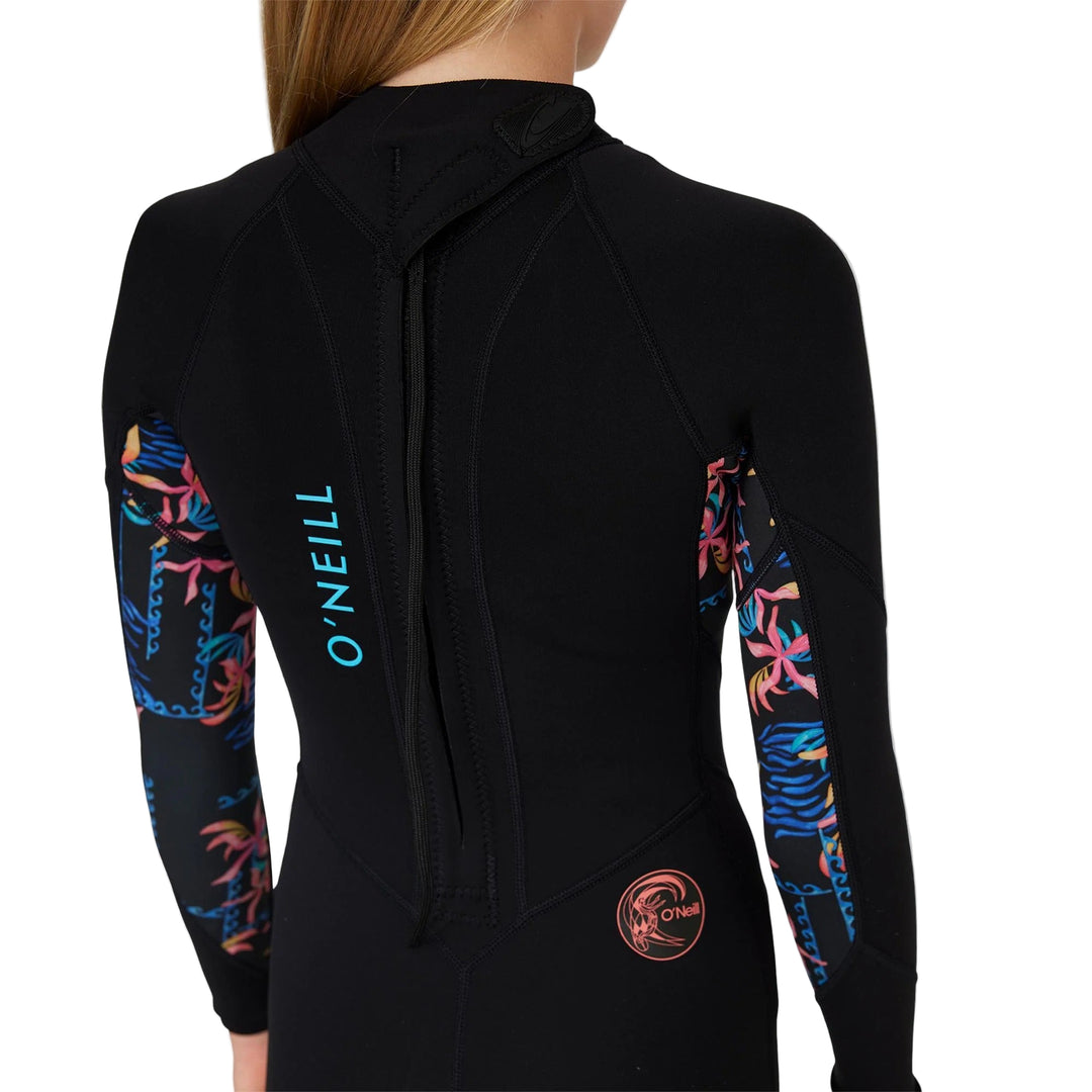 Girl's Bahia 2mm Back Zip Long Sleeve Springsuit