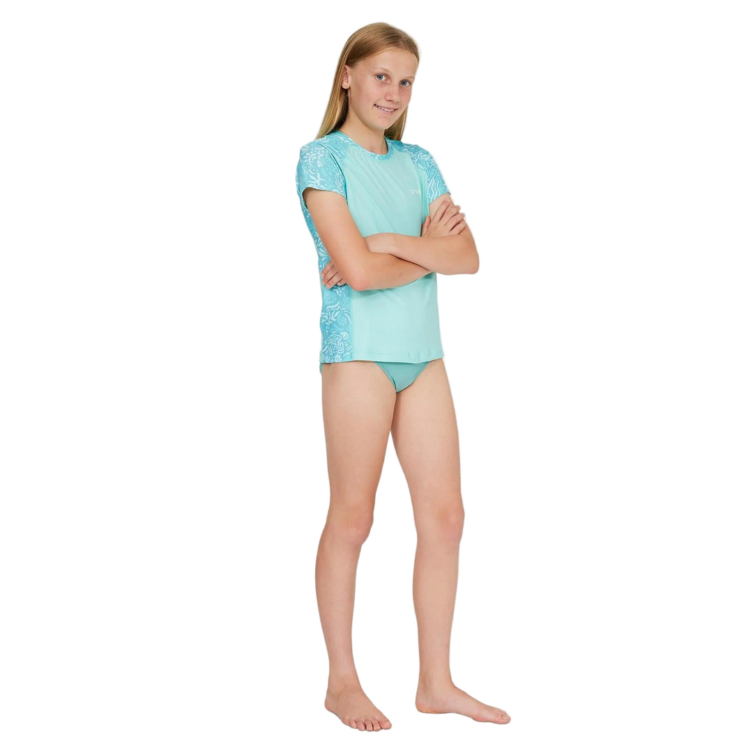 Girls Bahia Short Sleeve UV Kids Rash Tee