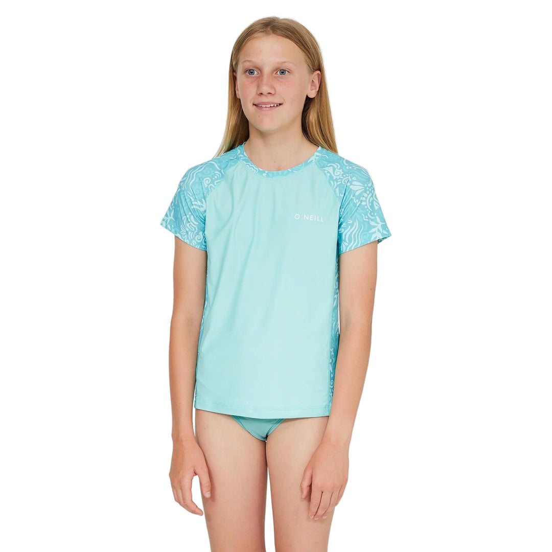 Girls Bahia Short Sleeve UV Kids Rash Tee