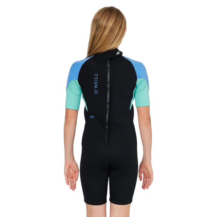 Girls Reactor II 2mm Back Zip Short Sleeve Springsuit