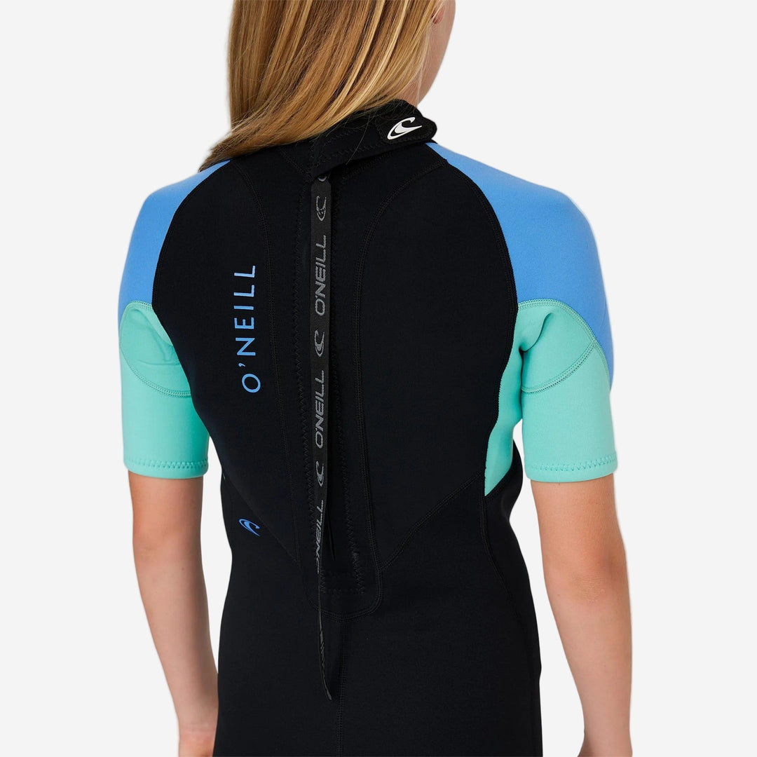 Girls Reactor II 2mm Back Zip Short Sleeve Springsuit