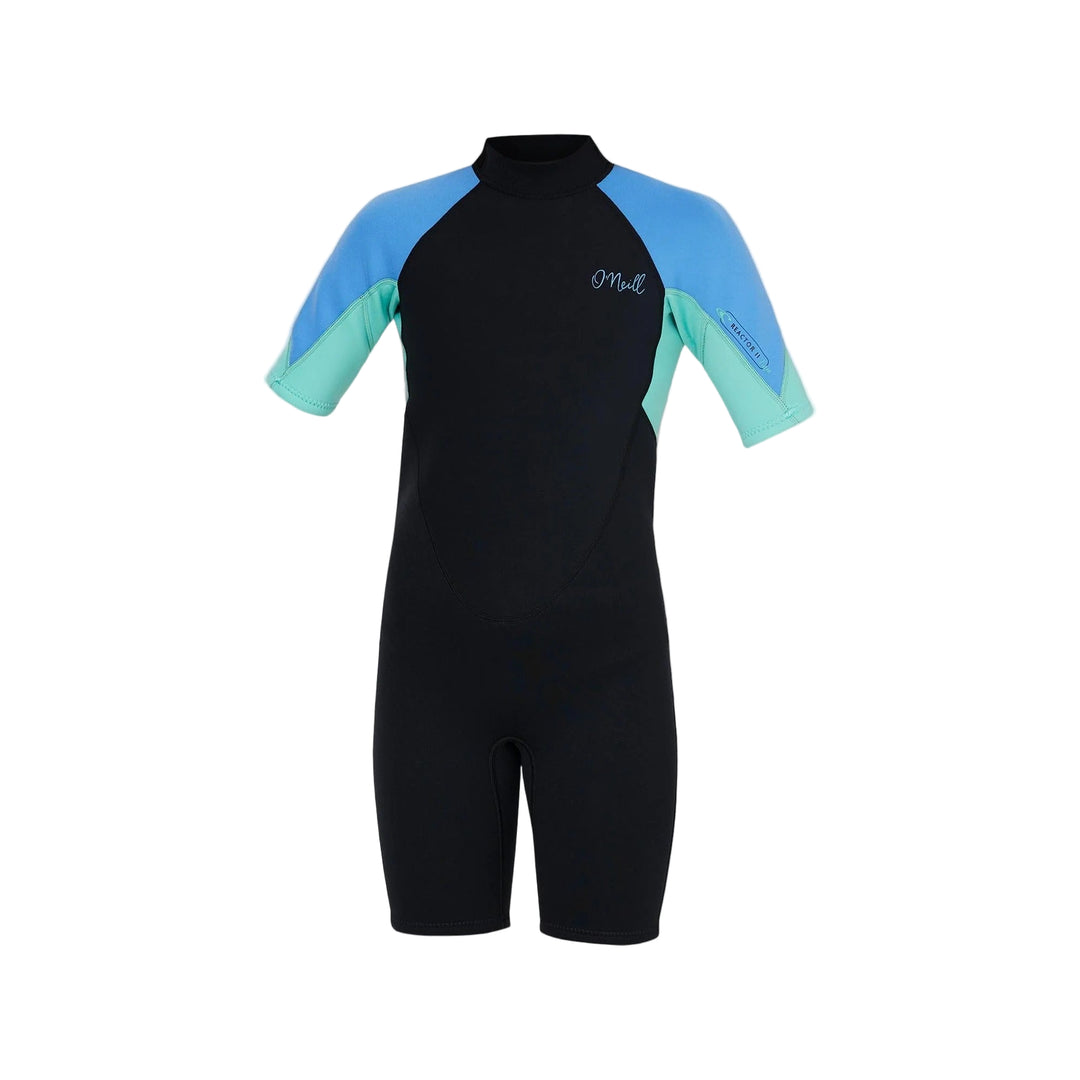 Girls Reactor II 2mm Back Zip Short Sleeve Springsuit