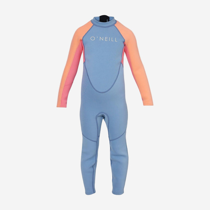 Girls Toddler Reactor 2mm Back Zip Kids Steamer Wetsuit