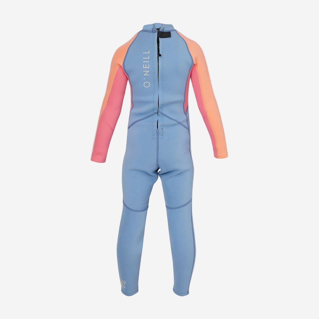 Girls Toddler Reactor 2mm Back Zip Kids Steamer Wetsuit