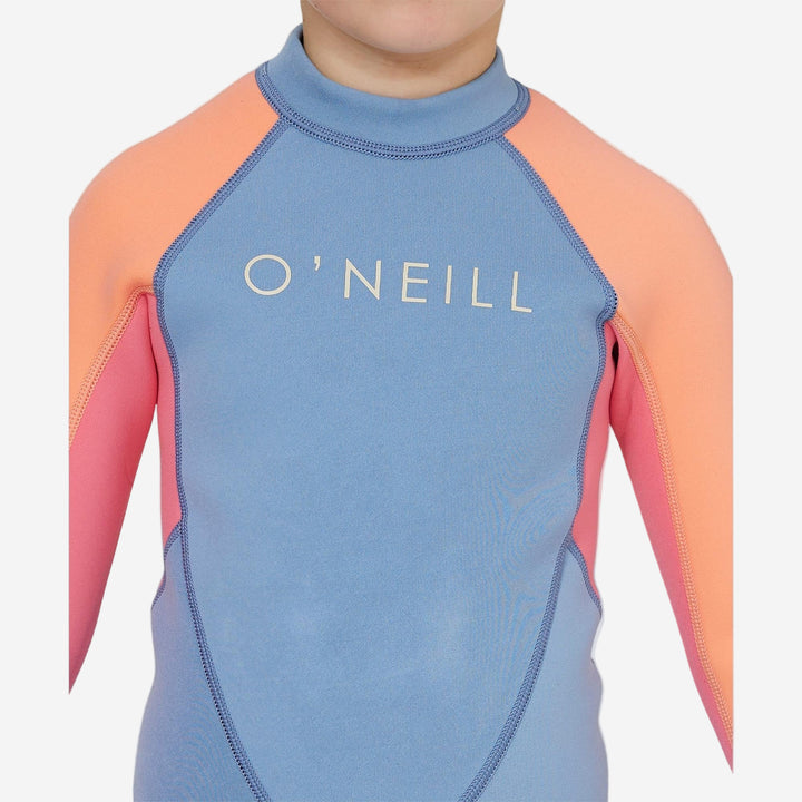 Girls Toddler Reactor 2mm Back Zip Kids Steamer Wetsuit