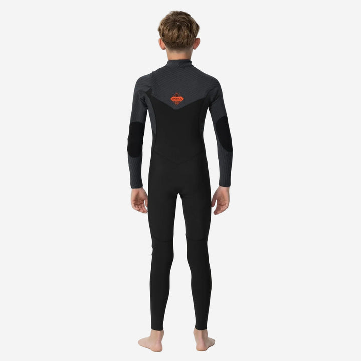 Boys HyperFire 3/2 Chest Zip Steamer Kids Wetsuit