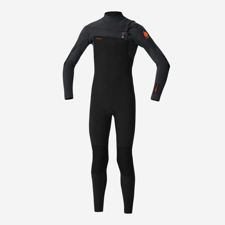 Boys HyperFire 3/2 Chest Zip Steamer Kids Wetsuit