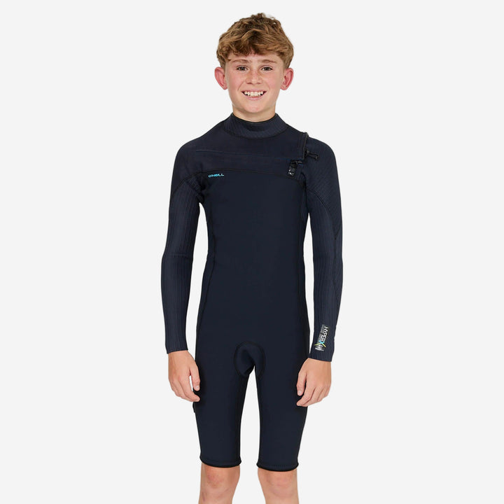 Youth HyperX 2mm Chest Zip Long Sleeve Kids Springsuit Wetsuit