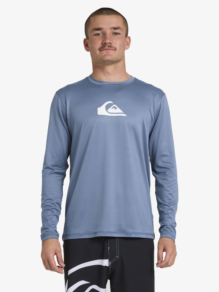 Solid Streak Long Sleeve Surf Shirt