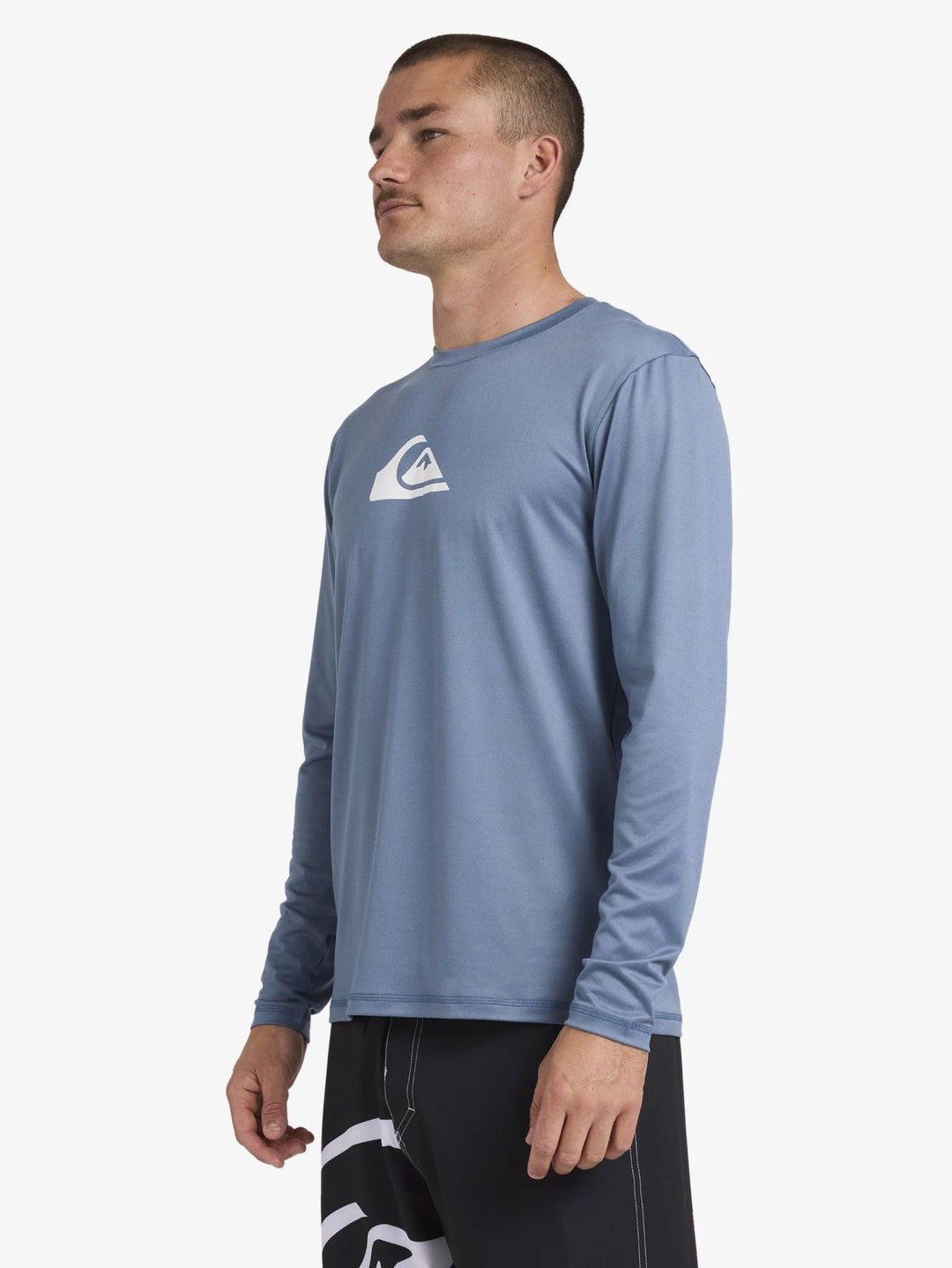Solid Streak Long Sleeve Surf Shirt