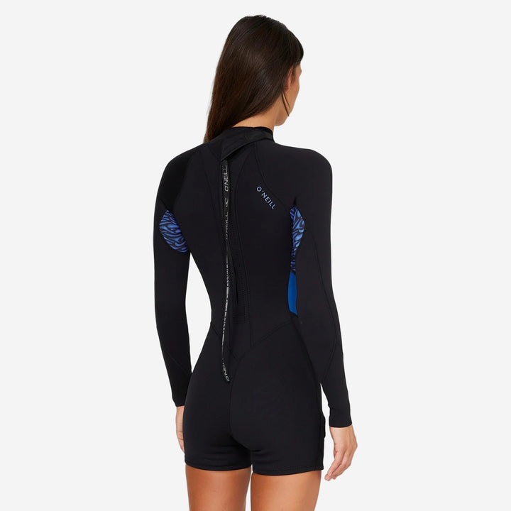 Womens Bahia 2mm Back Zip Long Sleeve Boyleg Springsuit Wetsuit