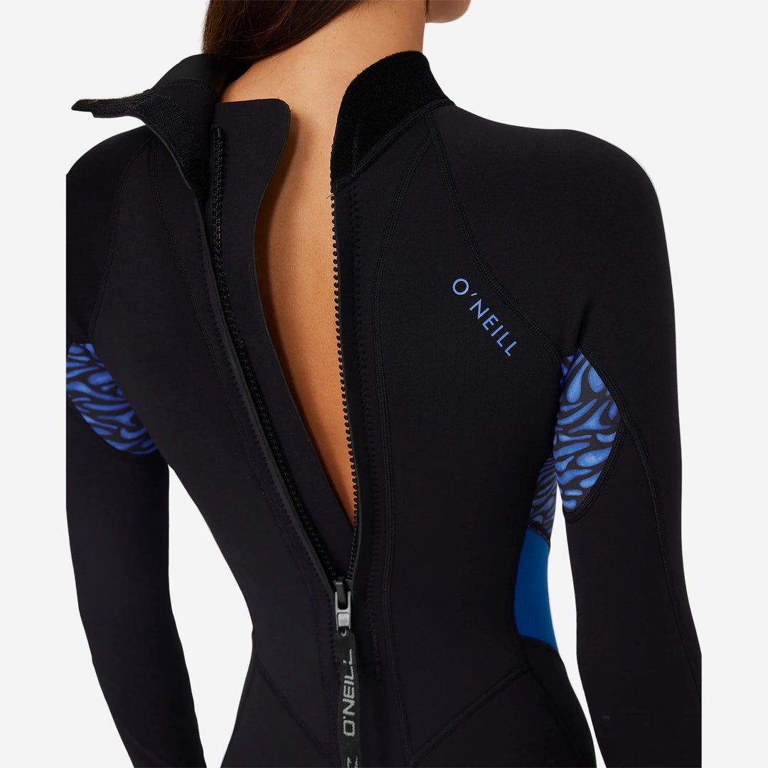 Womens Bahia 2mm Back Zip Long Sleeve Boyleg Springsuit Wetsuit