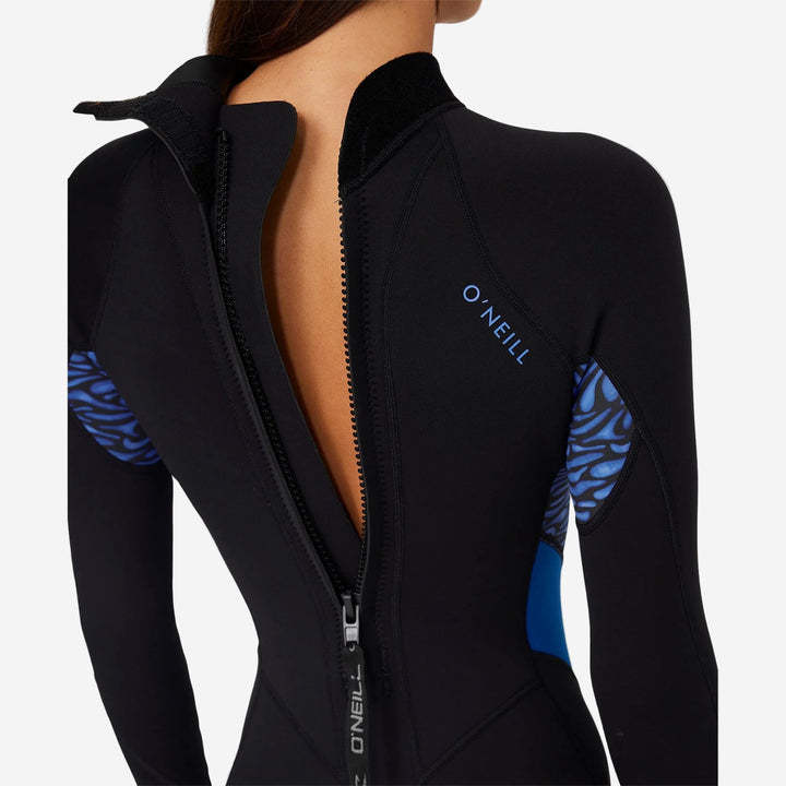 Womens Bahia 2mm Back Zip Long Sleeve Boyleg Springsuit Wetsuit
