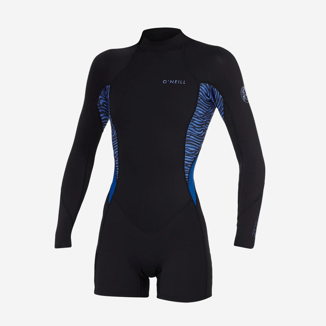 Womens Bahia 2mm Back Zip Long Sleeve Boyleg Springsuit Wetsuit