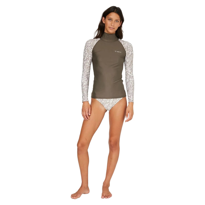 Womens Salina High Neck Long Sleeve UV Rash Vest