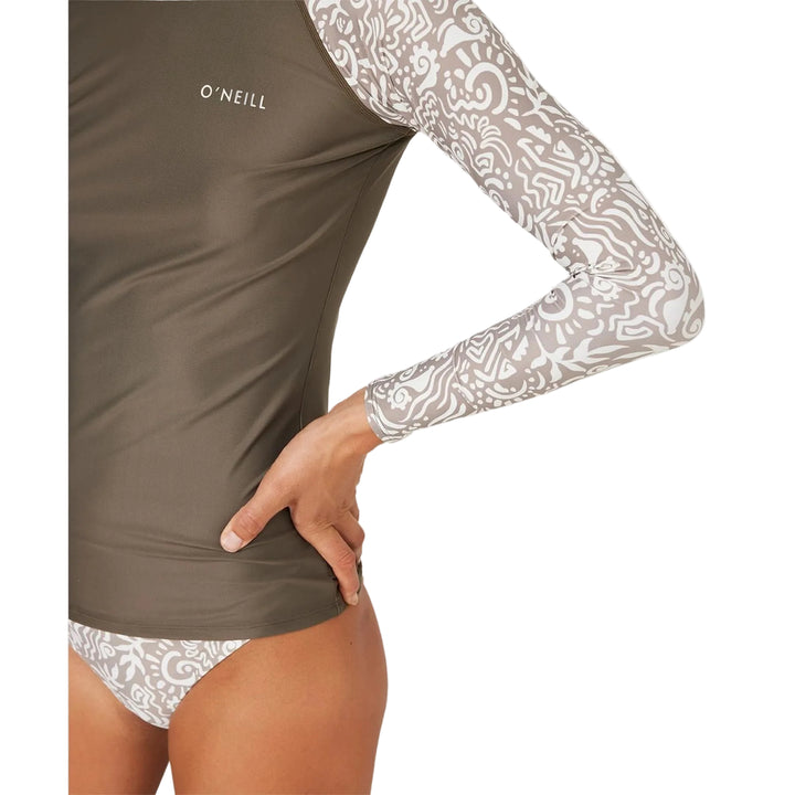 Womens Salina High Neck Long Sleeve UV Rash Vest