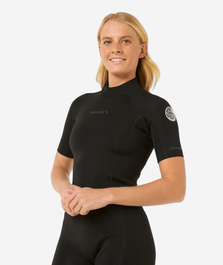 Womens Dawn Patrol 2/2 Back Zip Short Sleeve Eco Springsuit Wetsuit