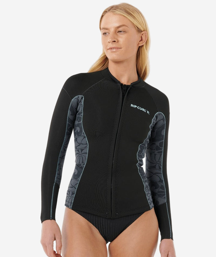 Womens Dawn Patrol 1.5mm Front Zip Wetsuit Jacket
