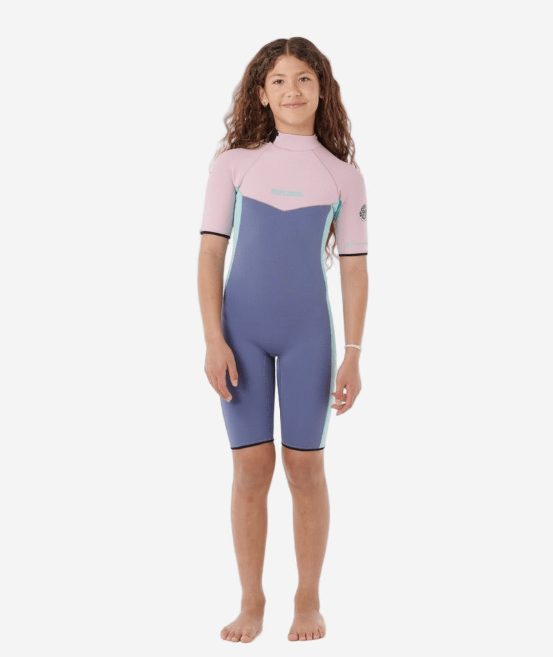 Kids Dawn Patrol 2mm Back Zip Springsuit Wetsuit
