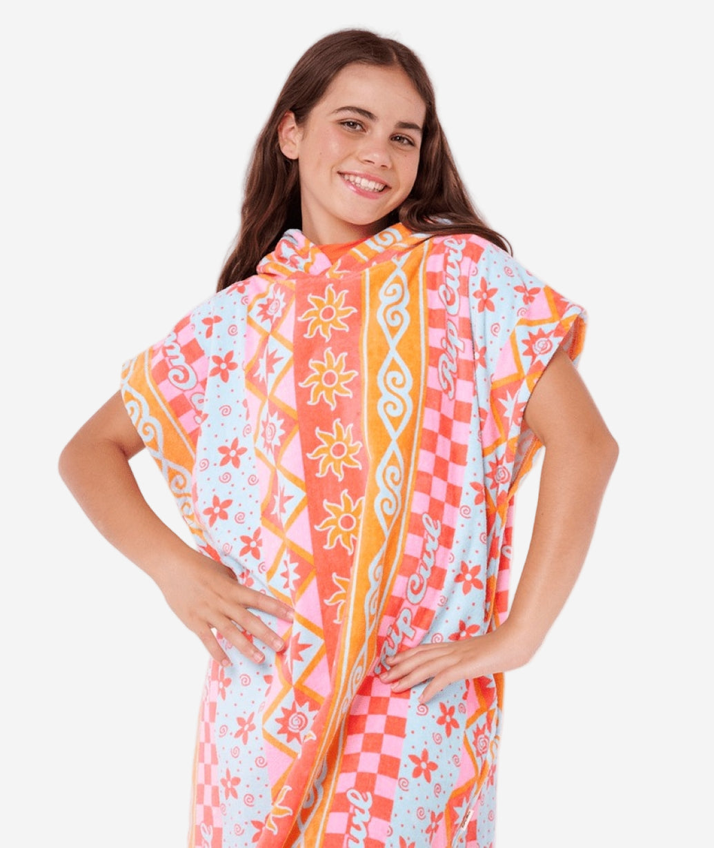 Girls Mixed Cotton Kids Hooded Towel