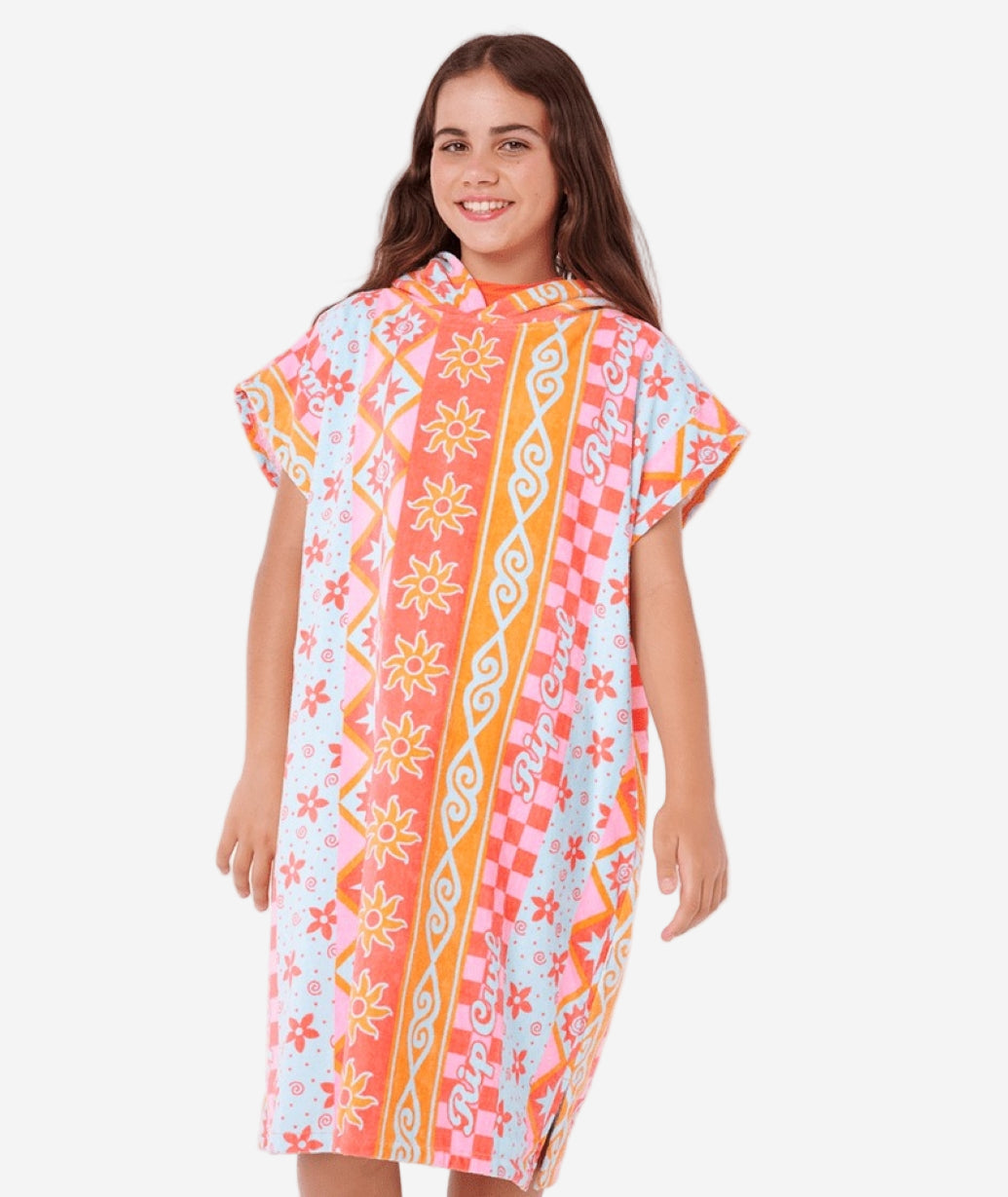 Girls Mixed Cotton Kids Hooded Towel