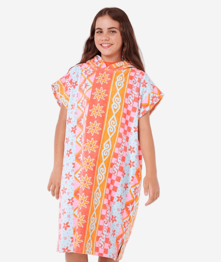 Girls Mixed Cotton Kids Hooded Towel