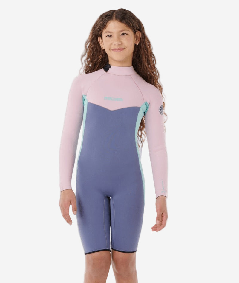 Kids Dawn Patrol 2mm Back Zip Long Sleeve Springsuit Wetsuit