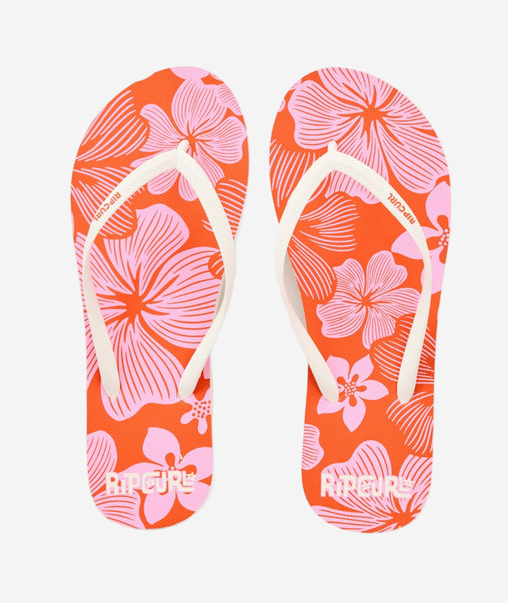Womens Mixed Bloom Open Toe Thongs