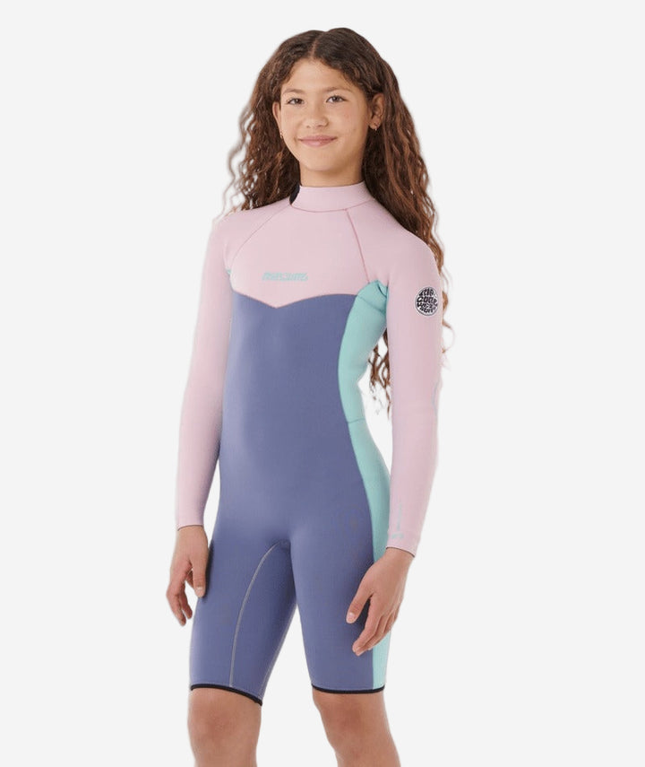Kids Dawn Patrol 2mm Back Zip Long Sleeve Springsuit Wetsuit