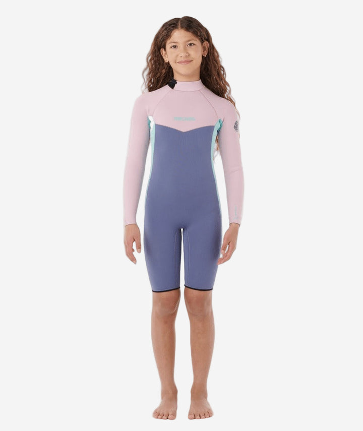 Kids Dawn Patrol 2mm Back Zip Long Sleeve Springsuit Wetsuit