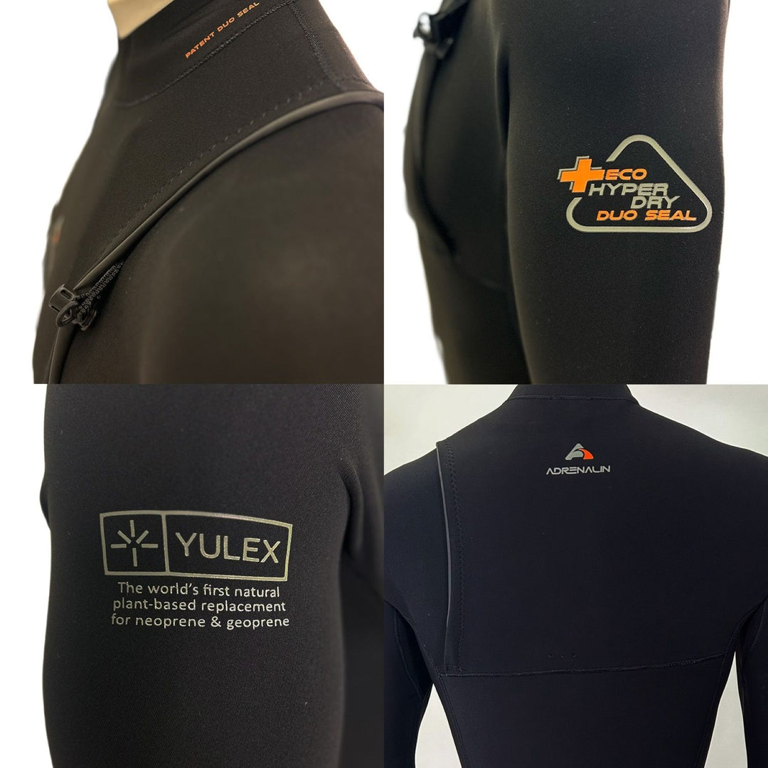 Eco Hyper Dry 3/2 DuoSeal Zip Free Steamer Wetsuit