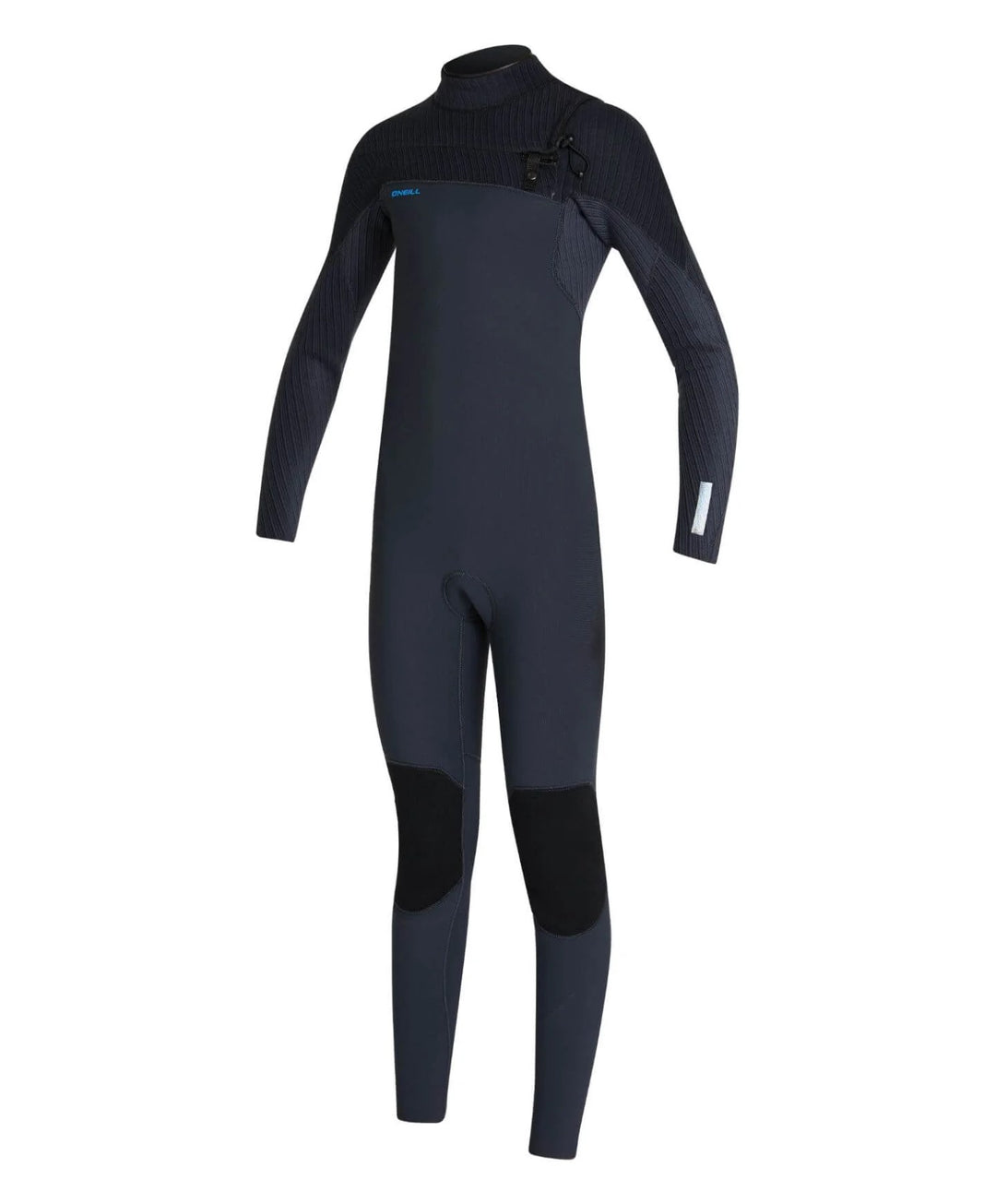 Boys Hyperfreak 4/3+ Chest Zip Steamer Wetsuit - Gunmetal