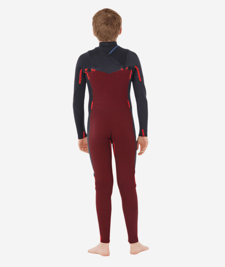 Boys Dawn Patrol 3/2 Chest Zip Kids Steamer Wetsuit