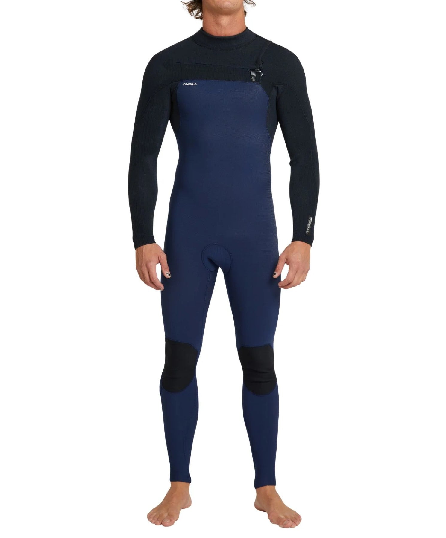 O'Neill Hyperfreak 4/3+ Chest-Zip Steamer Wetsuit - Marine – Long