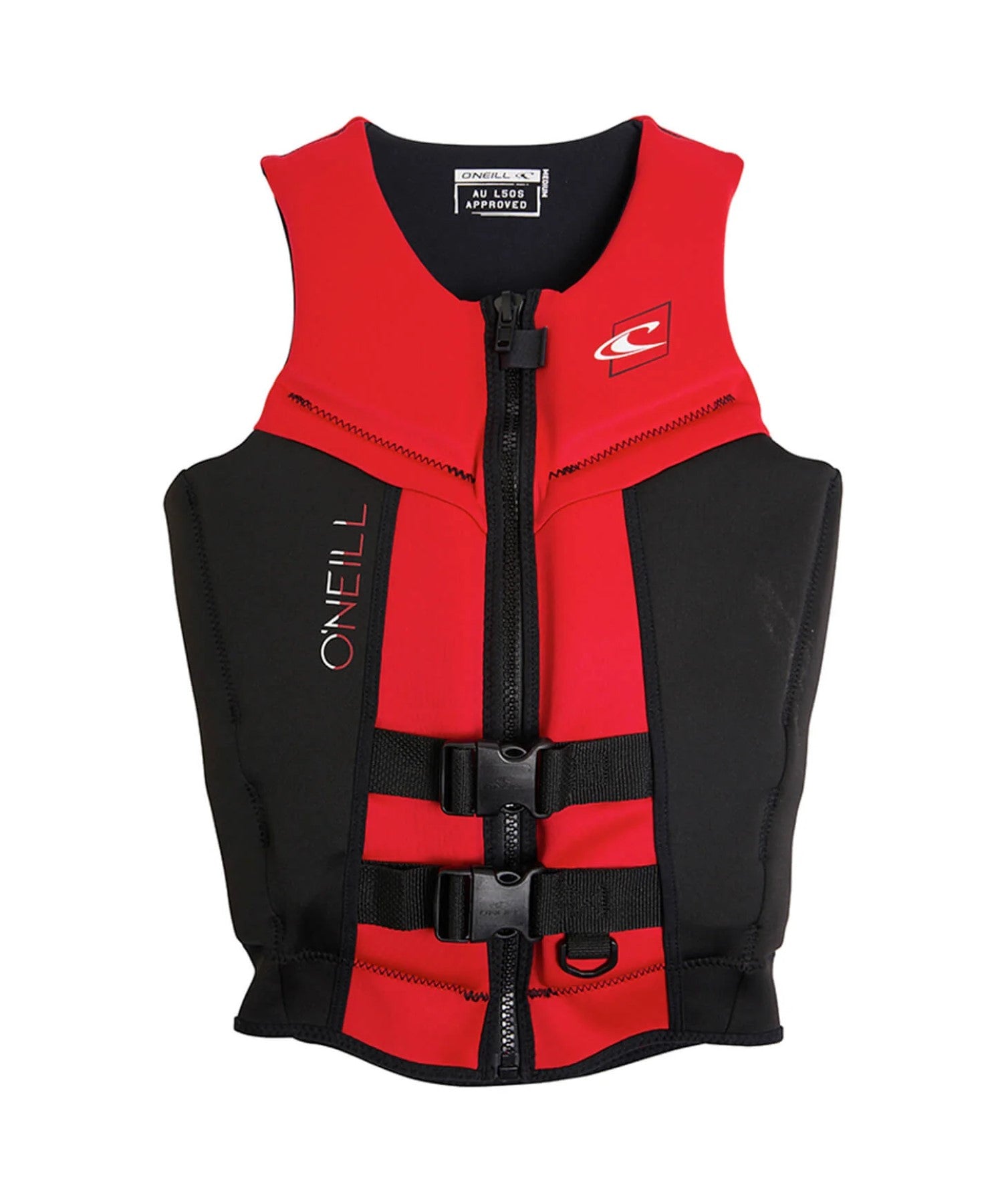 O'Neill PWC L50 Life Jacket - Black/Red – Long Reef Surf Co