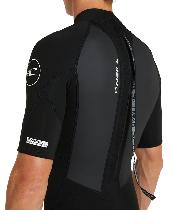 Reactor II 2mm Short Sleeve Steamer Wetsuit - Black