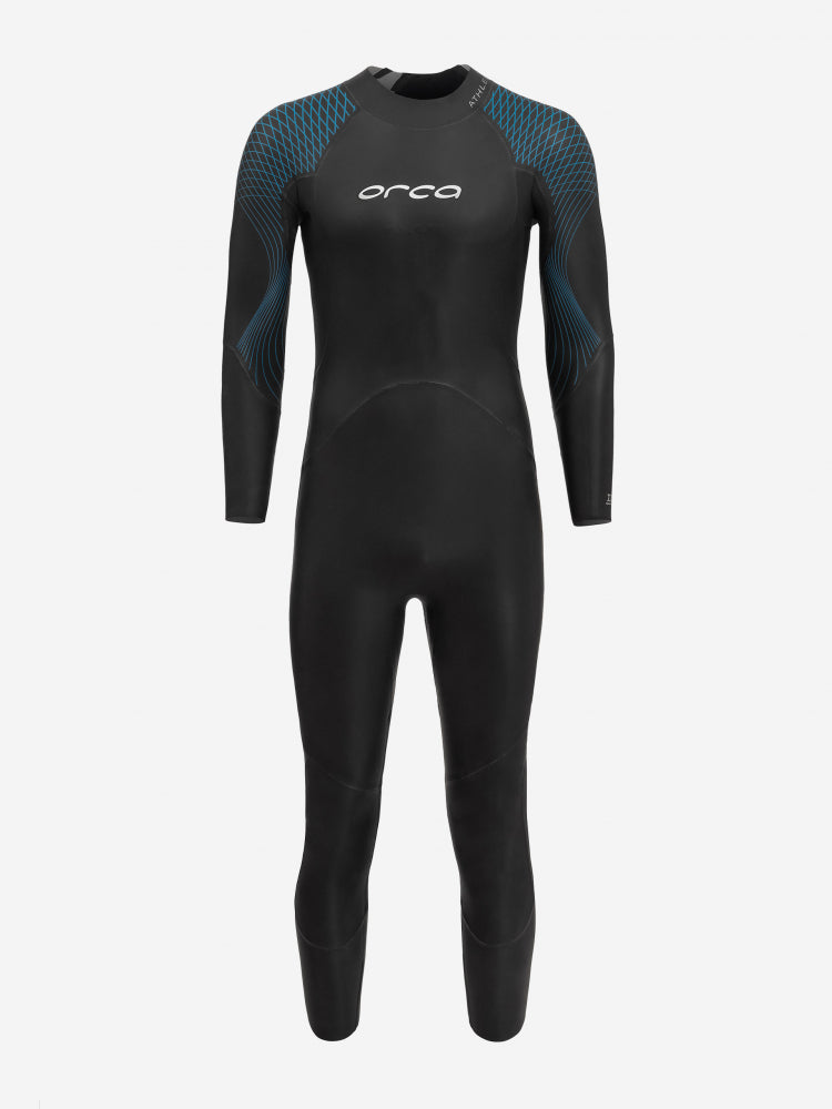 Athlex Flex Mens Swimming Wetsuit - Blue Flex
