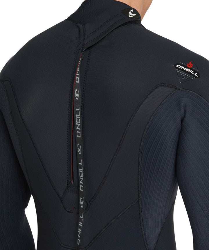 HyperFire 3/2 Back Zip Steamer Wetsuit - Black